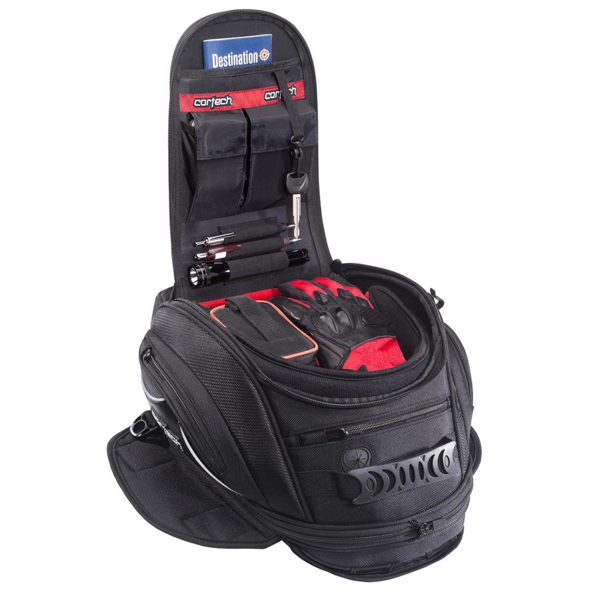 Cortech Super 2.0 18L Strap Mount Tank Bag - Black Cortech Super 2.0 18L Strap Mount Tank Bag - Black