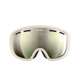POC Fovea Ski Goggles Partly Sunny Ivory Lens - Selentine White Frame