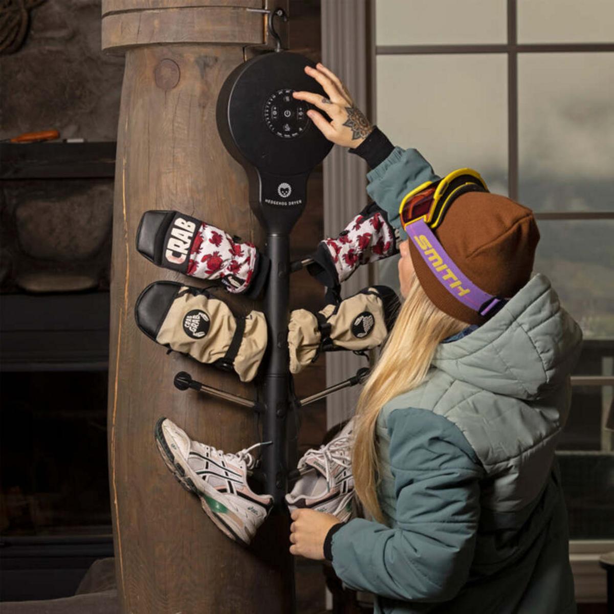 Hedgehog Dryer Hanger Black Ionic Shoe and Glove Dryer Hedgehog Dryer Hanger Black Ionic Shoe and Glove Dryer