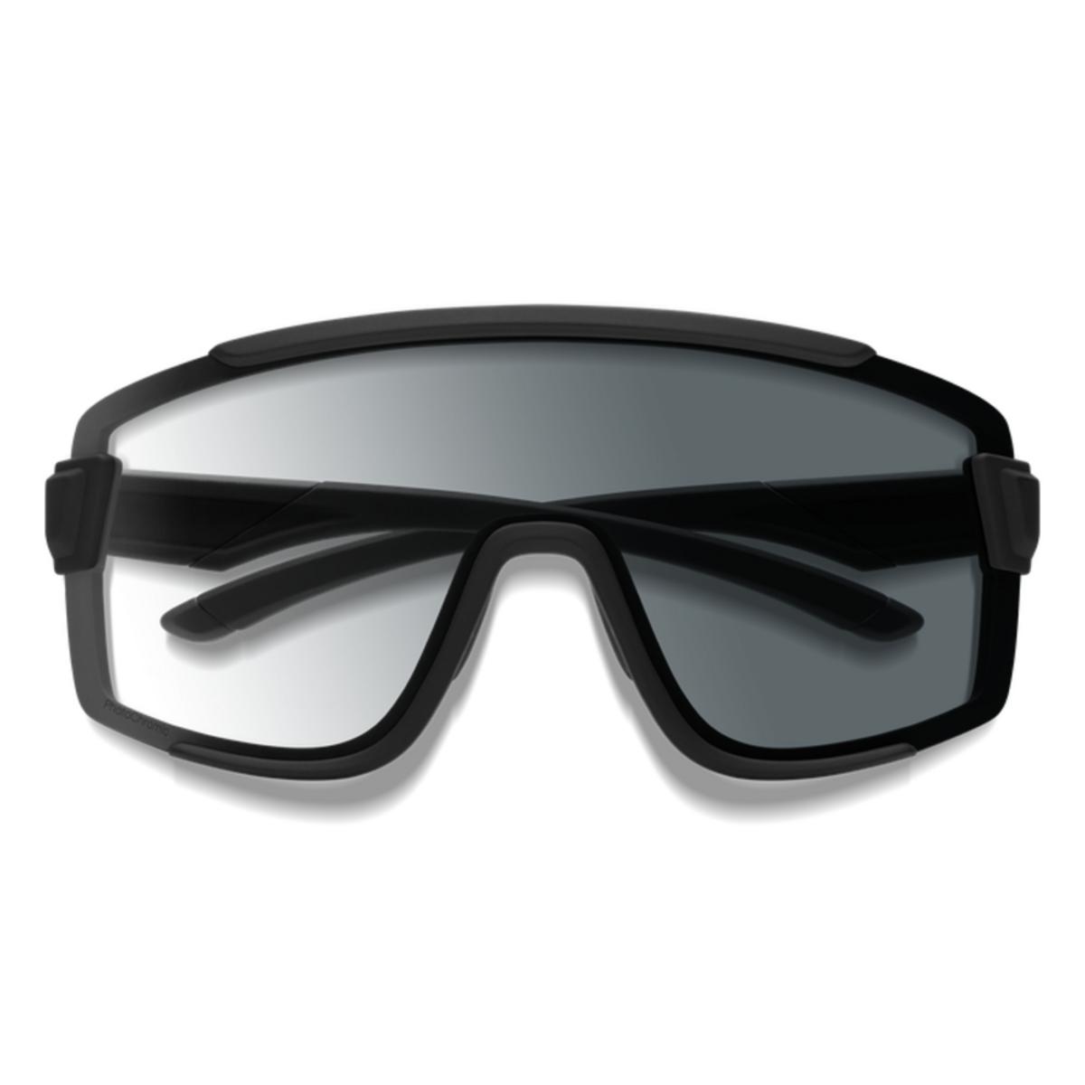 Smith Optics Wildcat Sunglasses ChromaPop Photochromic Clear To Gray - Matte Black Frame Smith Optics Wildcat Sunglasses ChromaPop Photochromic Clear To Gray - Matte Black Frame
