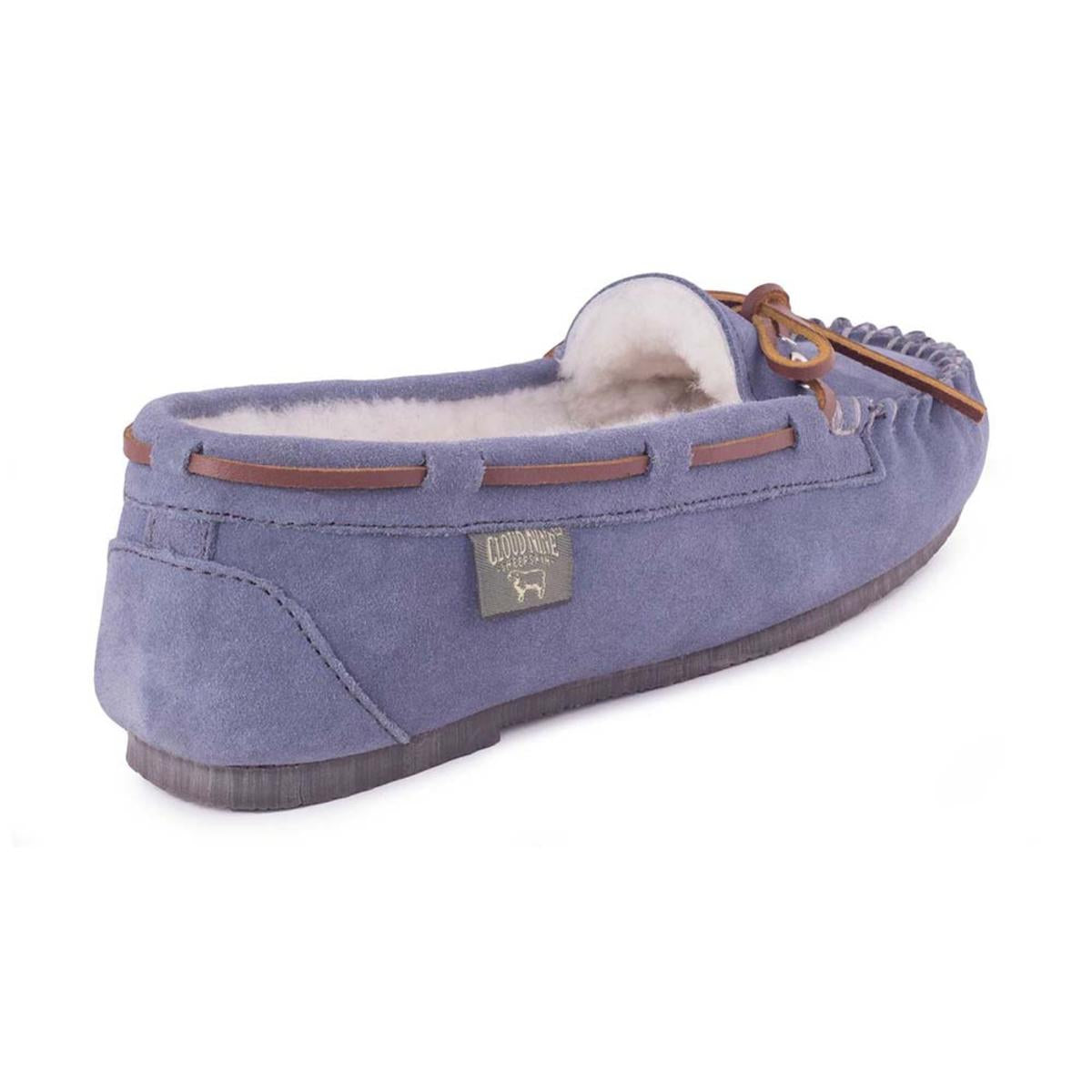 Cloud Nine Sheepskin Ladies Driving Moccasin (Grey 8) Cloud Nine Sheepskin Ladies Driving Moccasin (Grey 8)