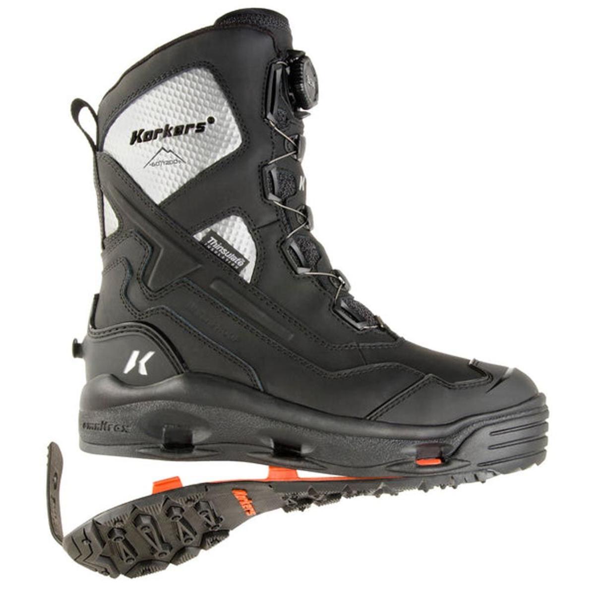 Korkers Men's Polar Vortex 1200 Winter Boots with SnowTrac Sole Korkers Men's Polar Vortex 1200 Winter Boots with SnowTrac Sole