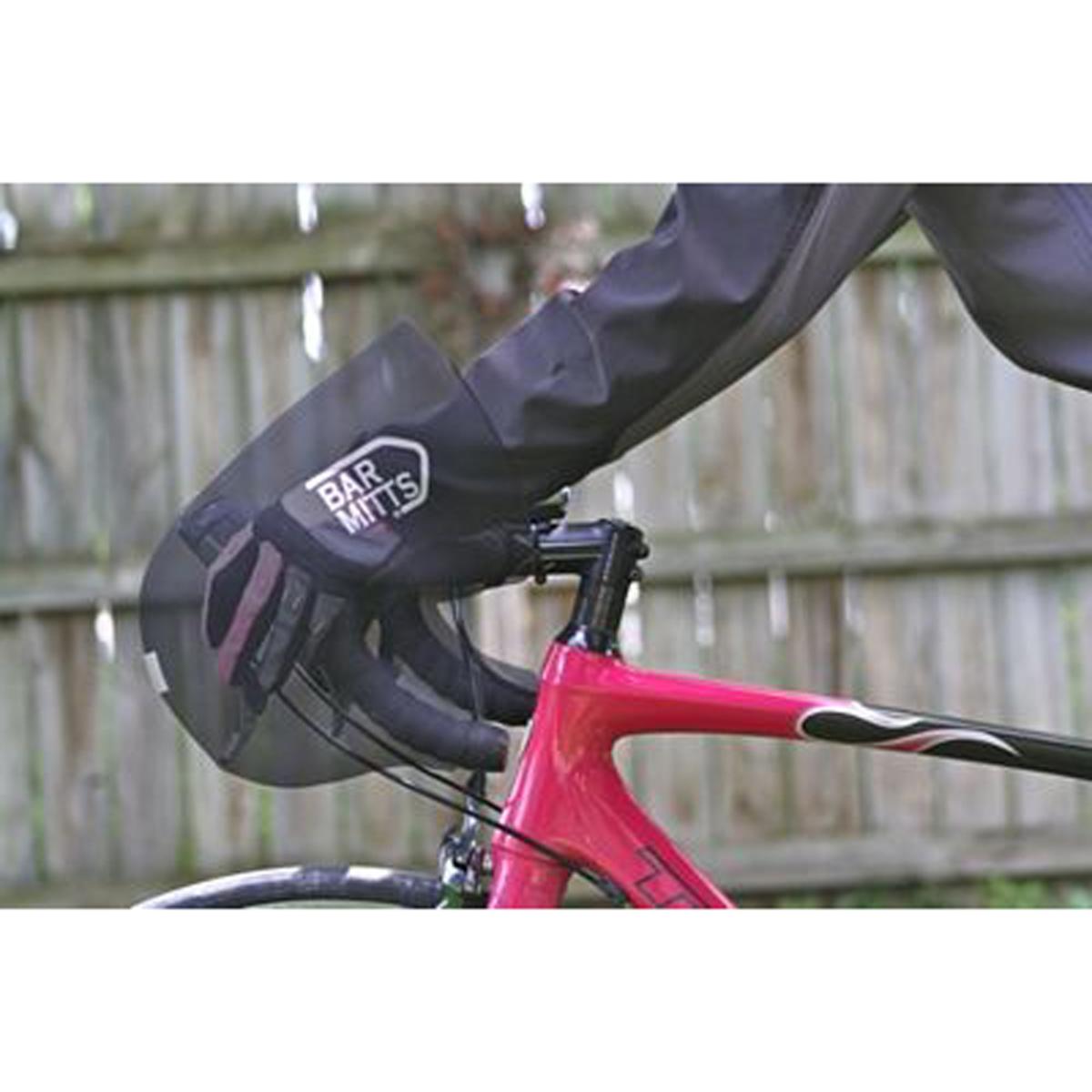 Bar Mitts Externally Routed Cables Road Pogie Handlebar Mittens Hydraulic - XL Black Bar Mitts Externally Routed Cables Road Pogie Handlebar Mittens Hydraulic - XL Black