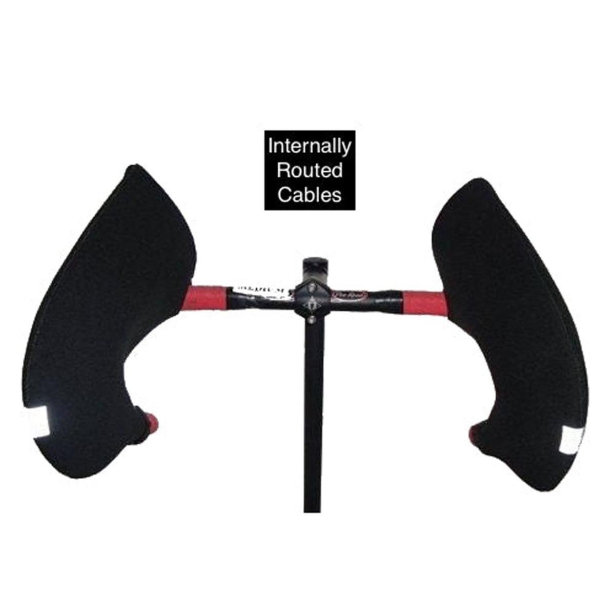 Bar Mitts Internally Routed Cables Road Pogie Handlebar Mittens Hydraulic - XL Black Bar Mitts Internally Routed Cables Road Pogie Handlebar Mittens Hydraulic - XL Black