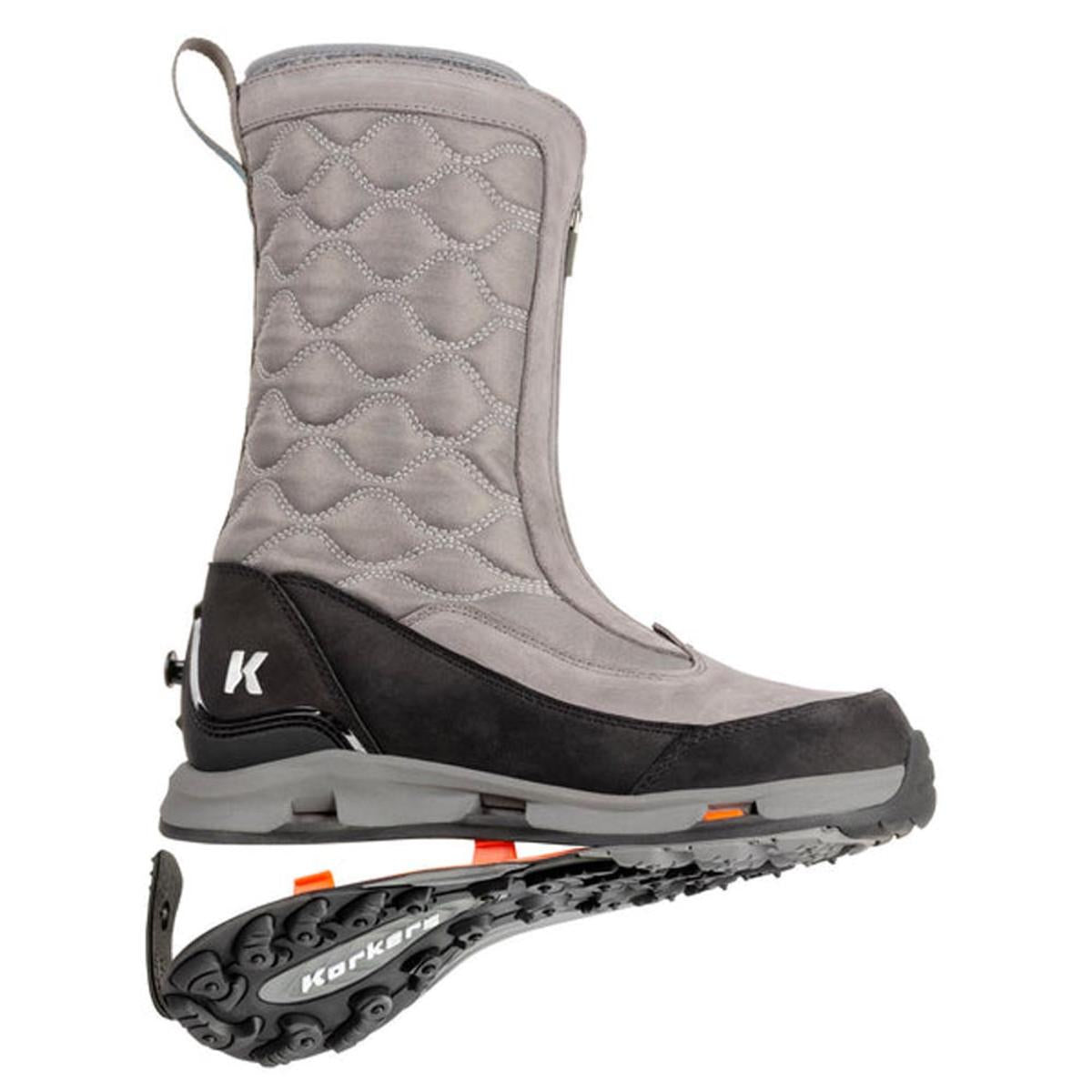 Korkers Women's North Lake Zip Outdoor Boots with TrailTrac Sole Korkers Women's North Lake Zip Outdoor Boots with TrailTrac Sole