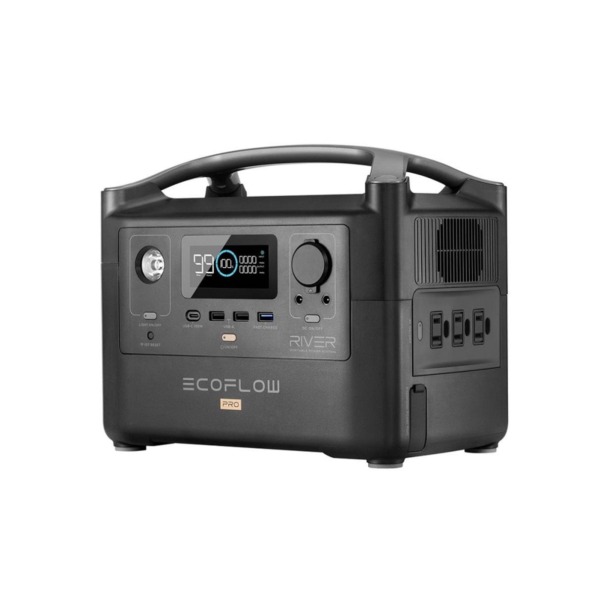 EcoFlow River Pro Portable Power Station - Black EcoFlow River Pro Portable Power Station - Black
