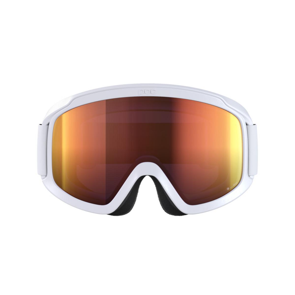 POC Opsin Ski Goggles Partly Sunny Orange Lens - Hydrogen White Frame POC Opsin Ski Goggles Partly Sunny Orange Lens - Hydrogen White Frame