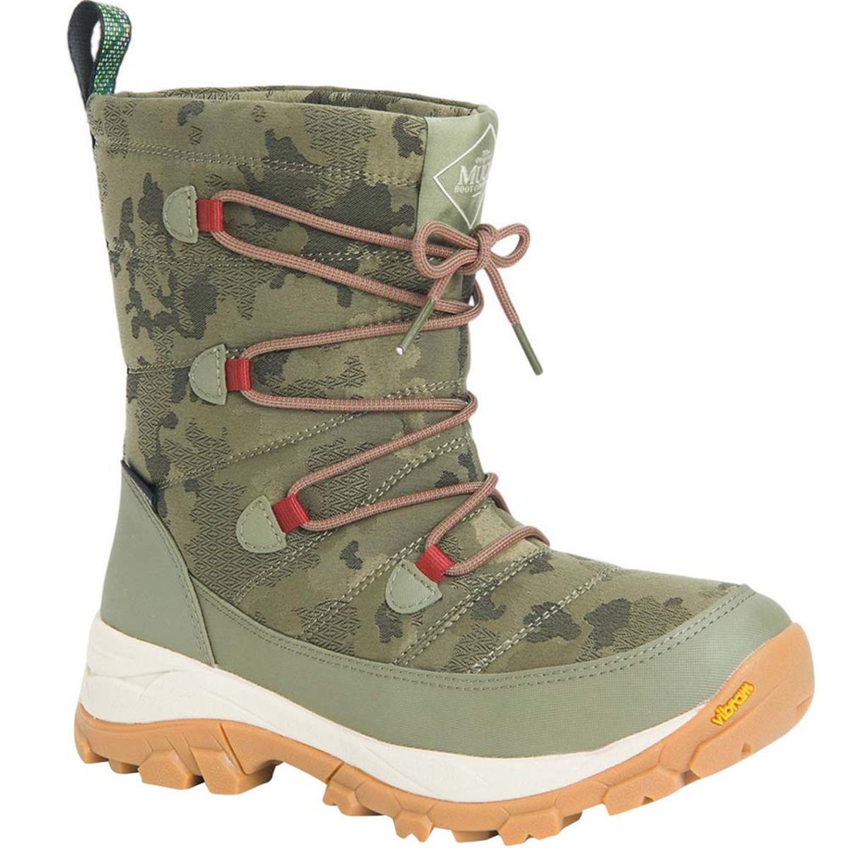 Muck Women's Nomadic Sport Arctic Grip A.T. Lace Boots (Blue Camo, 8) Muck Women's Nomadic Sport Arctic Grip A.T. Lace Boots (Blue Camo, 8)