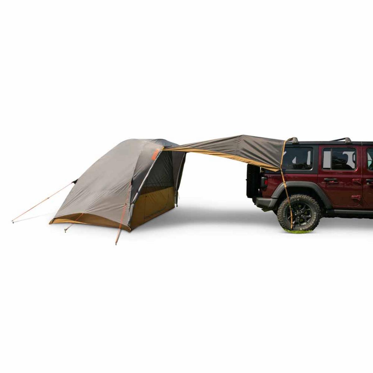 Kelty Caboose 4 Person Tailgate Tent - Smoke/Beluga/Dull Gold Kelty Caboose 4 Person Tailgate Tent - Smoke/Beluga/Dull Gold