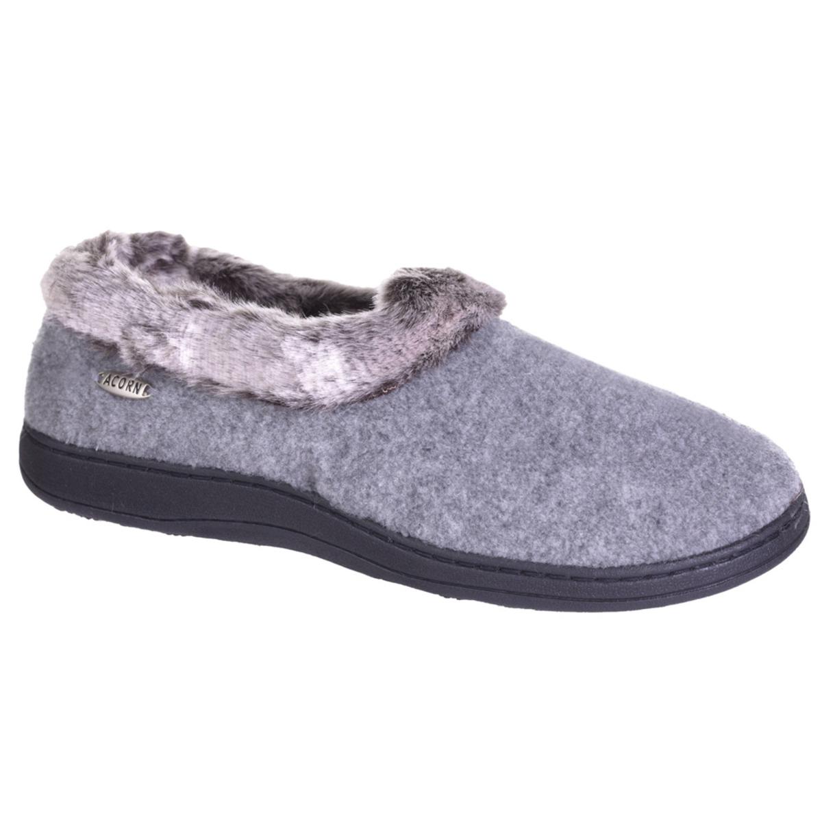 Acorn Women's Chinchilla Collar Slippers Acorn Women's Chinchilla Collar Slippers