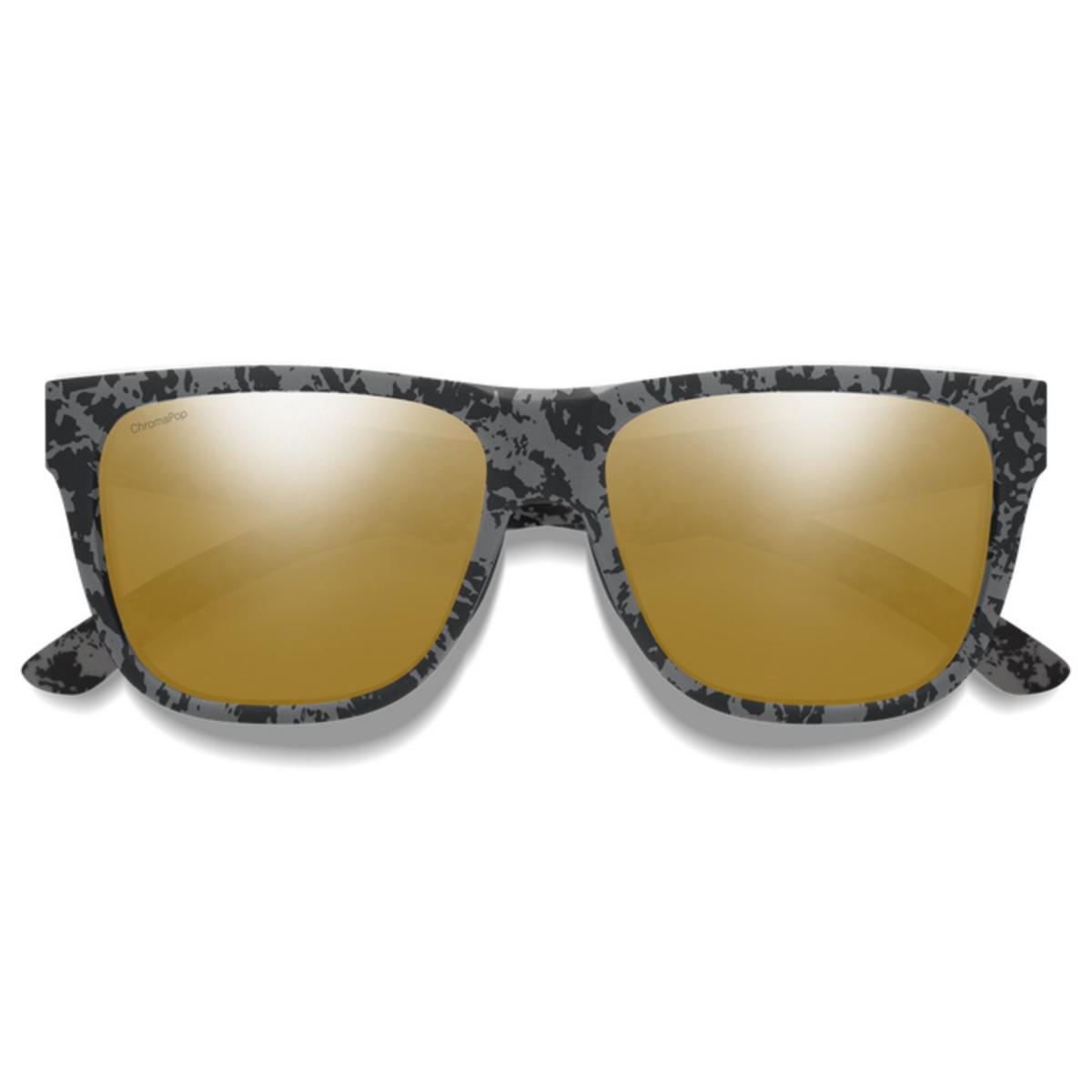 Smith Optics Lowdown 2 Sunglasses ChromaPop Polarized Bronze Mirror - Matte Gray Marble Frame Smith Optics Lowdown 2 Sunglasses ChromaPop Polarized Bronze Mirror - Matte Gray Marble Frame