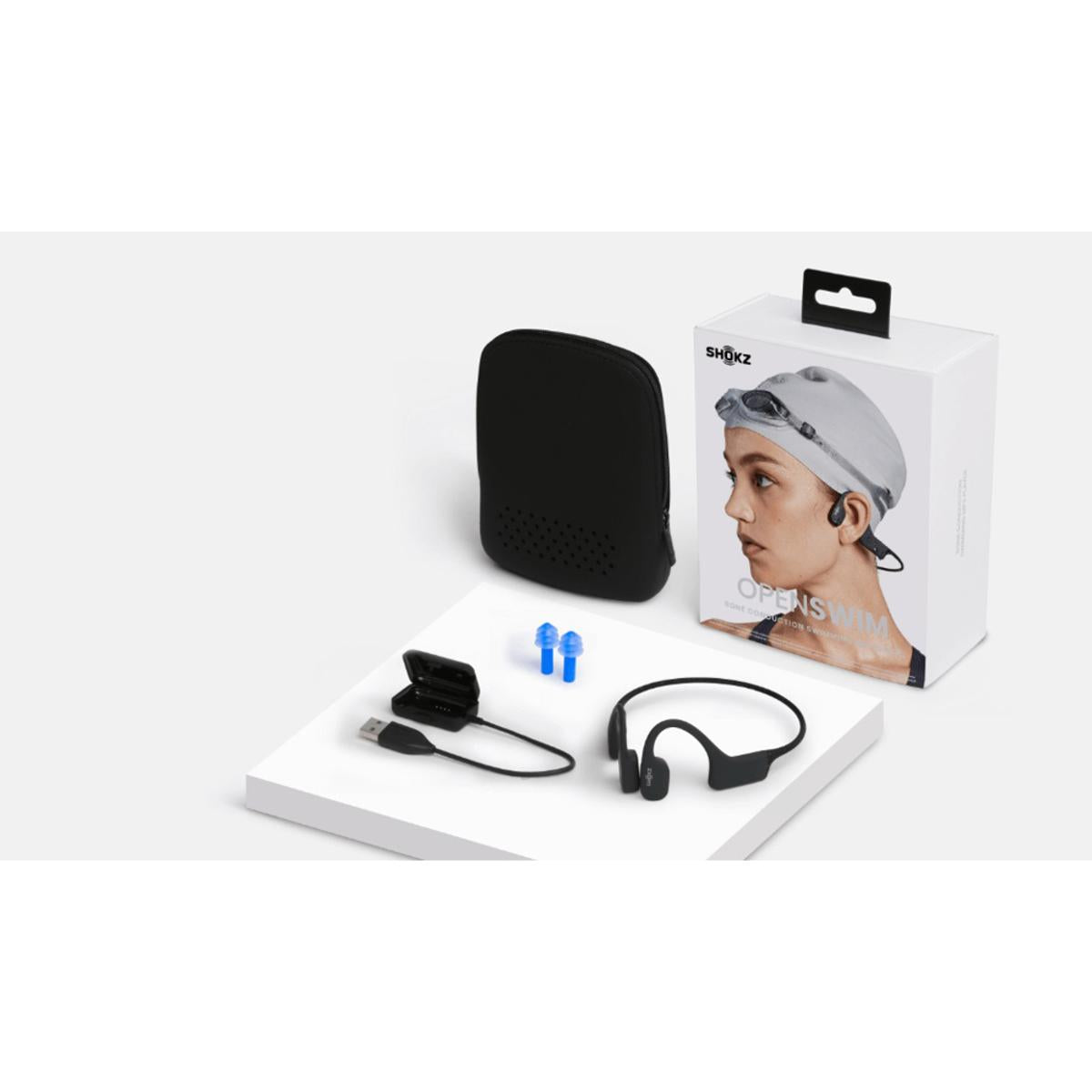 Shokz OpenSwim Wireless Bone Conduction MP3 Swimming Headphones Shokz OpenSwim Wireless Bone Conduction MP3 Swimming Headphones