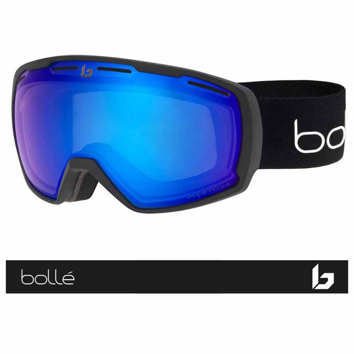Bolle Laika Goggle Black Corp Matte - Phantom+ Blue Semi-Polarized Photochromic Bolle Laika Goggle Black Corp Matte - Phantom+ Blue Semi-Polarized Photochromic
