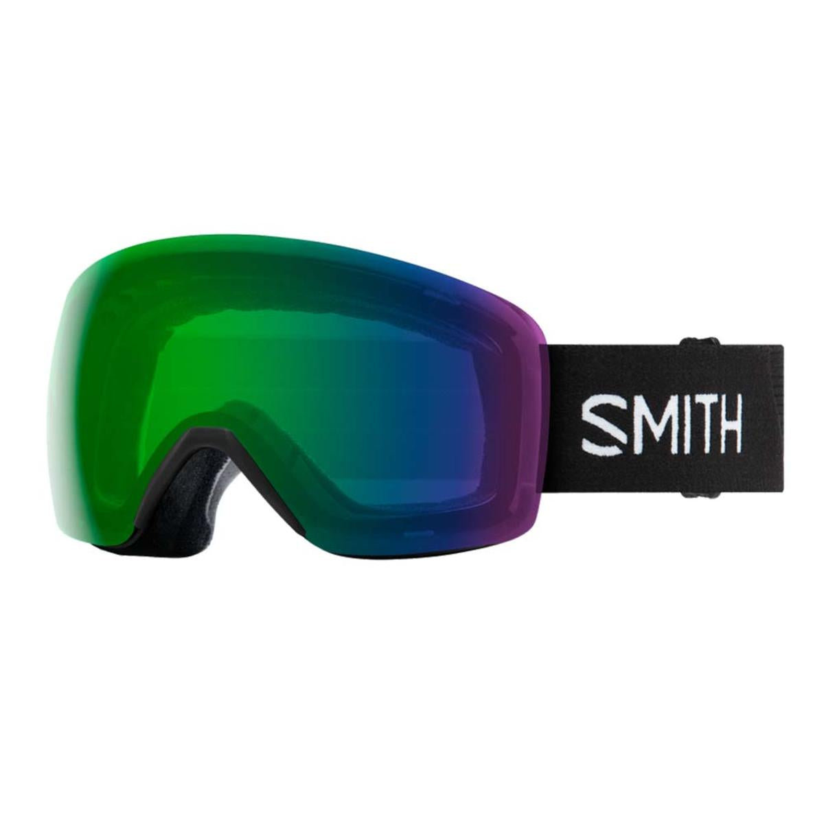 Smith Optics Skyline Goggles Chromapop Everyday Green Mirror - Black Frame Smith Optics Skyline Goggles Chromapop Everyday Green Mirror - Black Frame