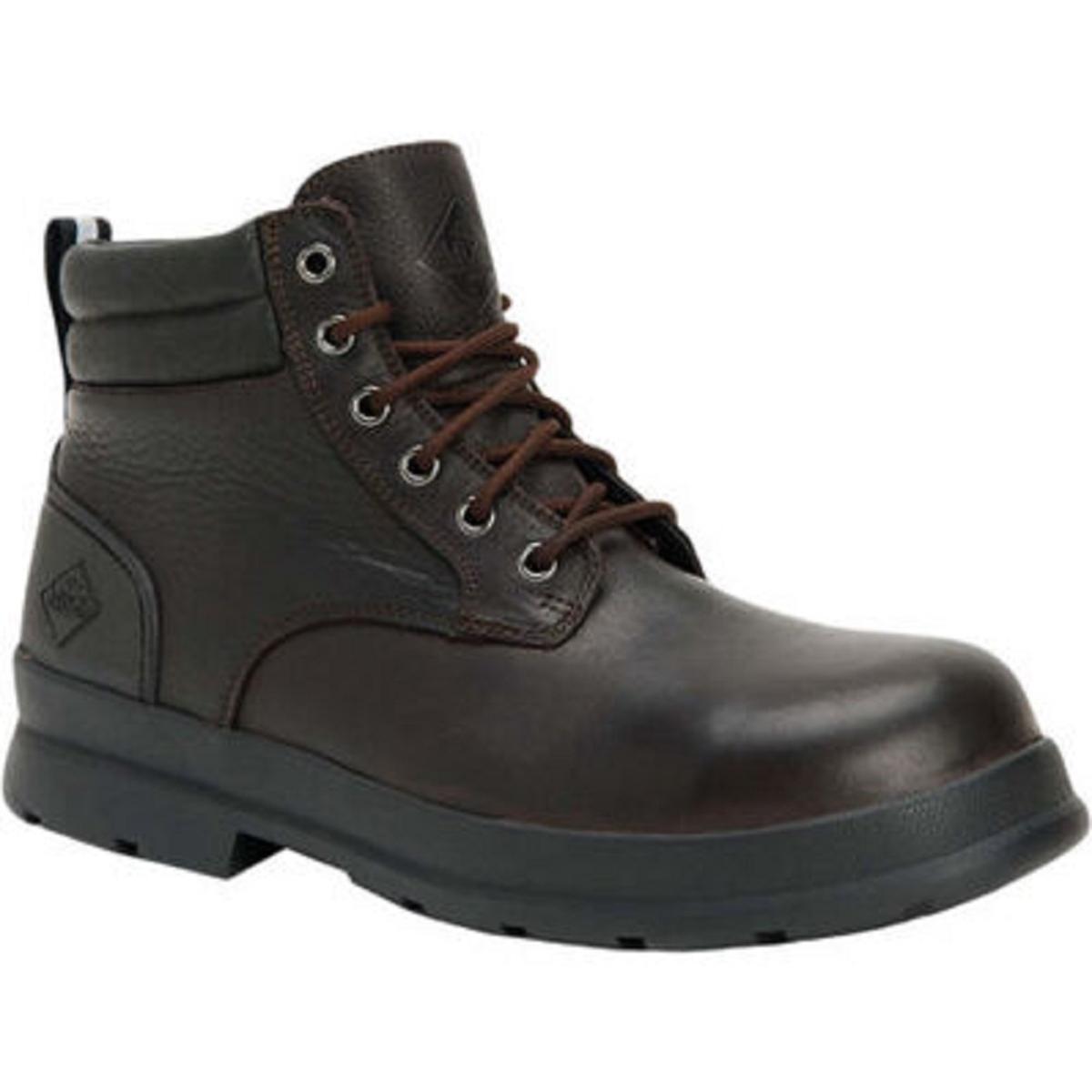 Muck Men's Chore Farm Leather Lace Up Comp Toe Boots Muck Men's Chore Farm Leather Lace Up Comp Toe Boots