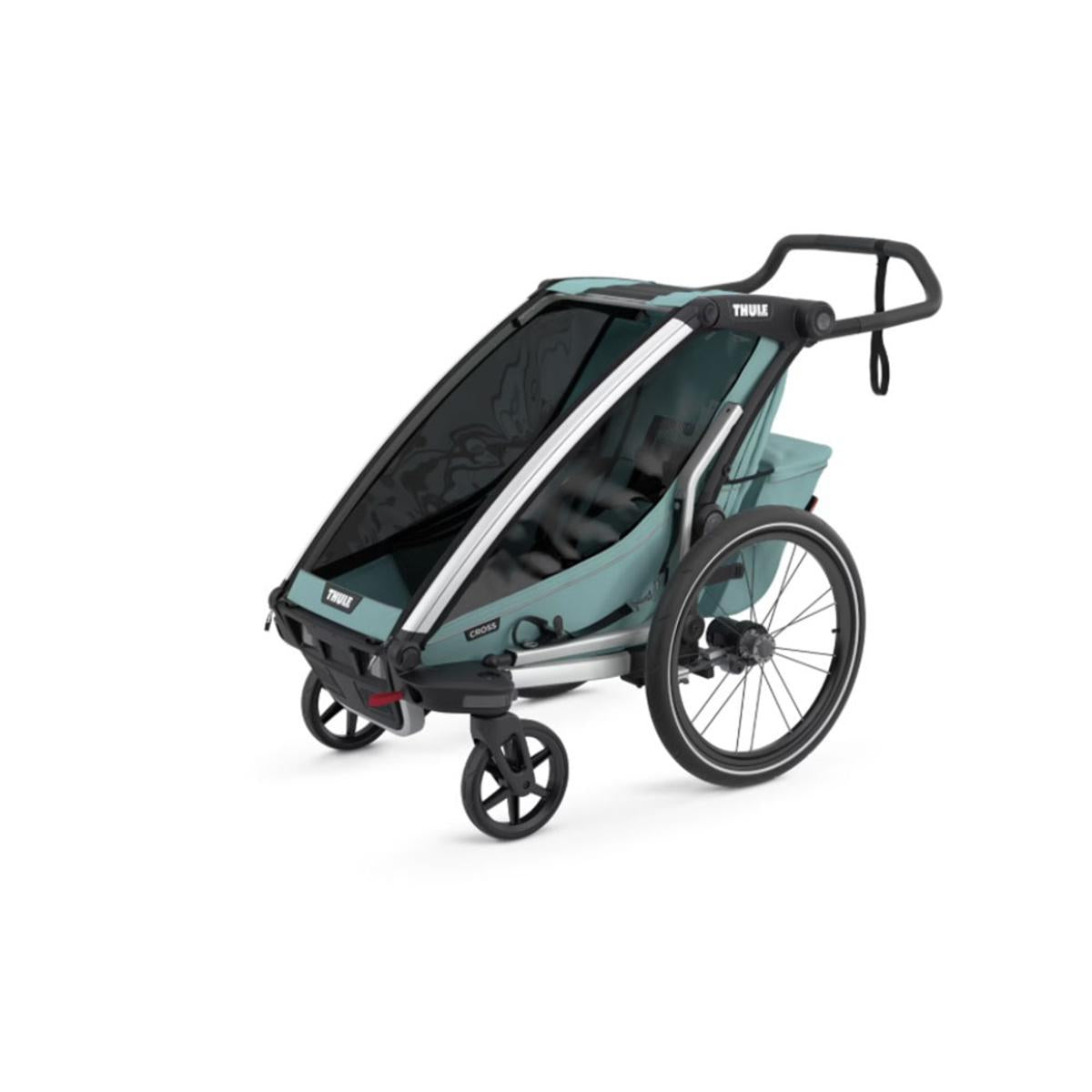 Thule Chariot Cross 1-Seat Multisport Bike Trailer - Alaska Blue Thule Chariot Cross 1-Seat Multisport Bike Trailer - Alaska Blue