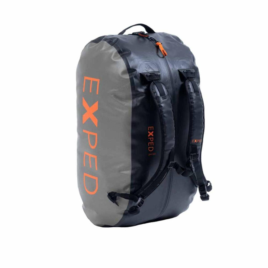 Exped Tempest 70L Duffle Backpack - Black/Olive Grey