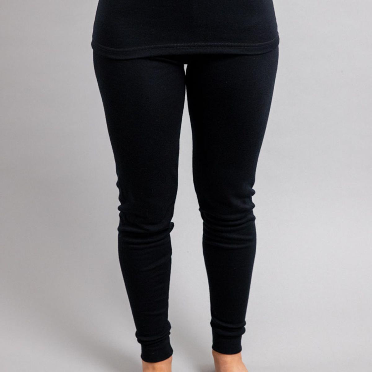 Merino Skins Unisex Long John / Pant - Black Merino Skins Unisex Long John / Pant - Black