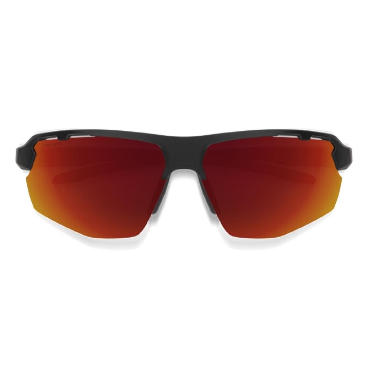 Smith Optics Resolve Sunglasses ChromaPop Red Mirror - Matte Black Frame Smith Optics Resolve Sunglasses ChromaPop Red Mirror - Matte Black Frame