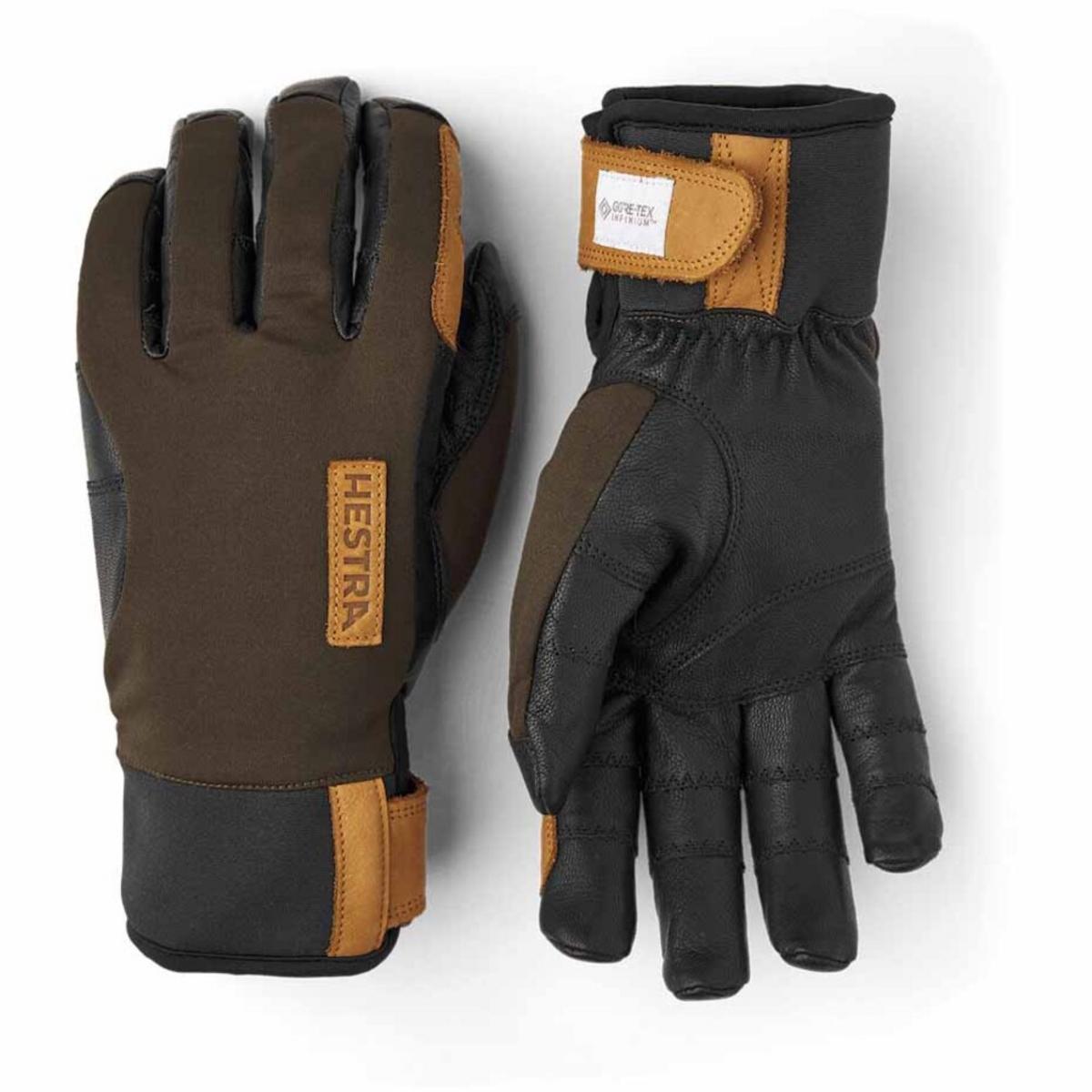Hestra Unisex Ergo Grip Active Wool Terry 5-Finger Gloves (Red/Off White) Hestra Unisex Ergo Grip Active Wool Terry 5-Finger Gloves (Red/Off White)