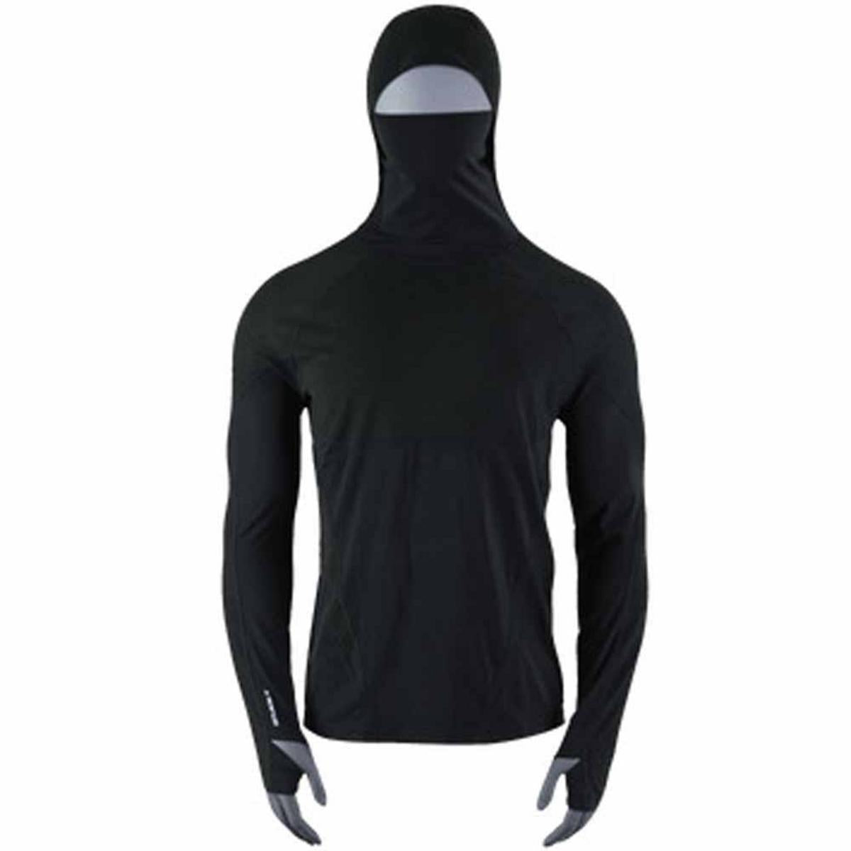 Seirus Men's Heatwave Body Mapped Base Layer Quick Hoodie Top Seirus Men's Heatwave Body Mapped Base Layer Quick Hoodie Top