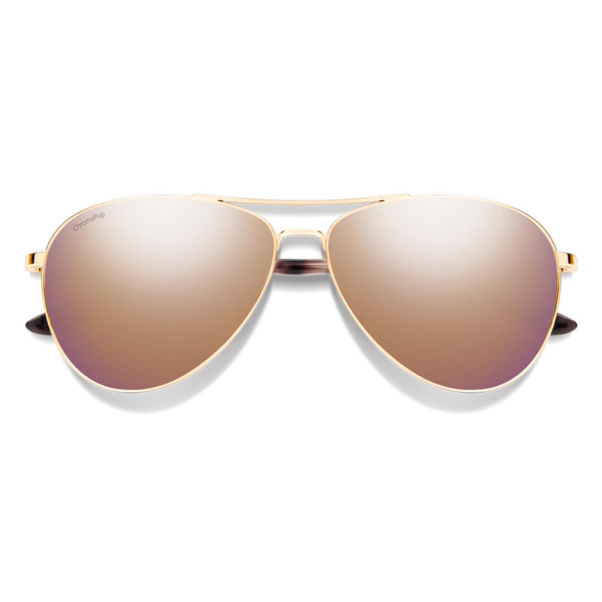 Smith Optics Langley 2 Sunglasses ChromaPop Polarized Rose Gold Mirror - Rose Gold Frame Smith Optics Langley 2 Sunglasses ChromaPop Polarized Rose Gold Mirror - Rose Gold Frame