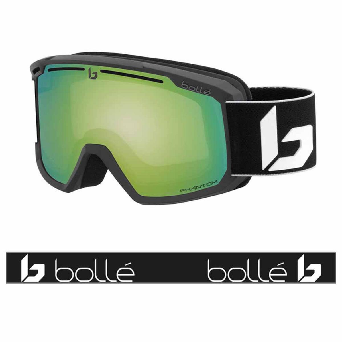 Bolle Maddox Goggle Black Corp Matte - Phantom Green Emerald Photochromic Bolle Maddox Goggle Black Corp Matte - Phantom Green Emerald Photochromic