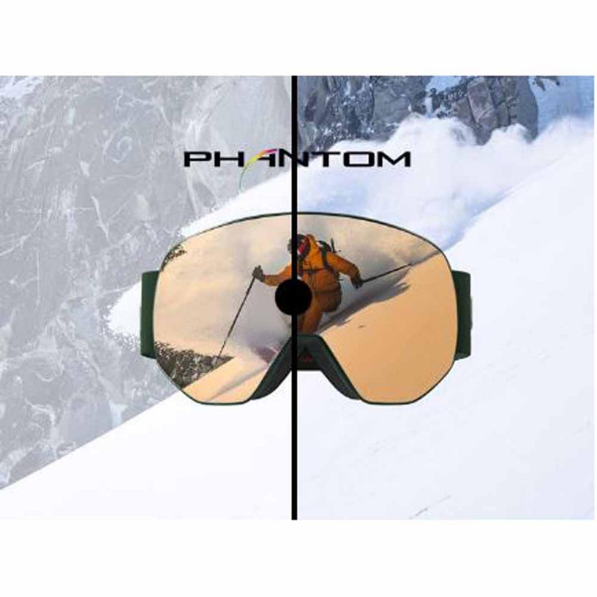 Bolle Laika Goggle Black Corp Matte - Phantom Green Emerald Photochromic Bolle Laika Goggle Black Corp Matte - Phantom Green Emerald Photochromic