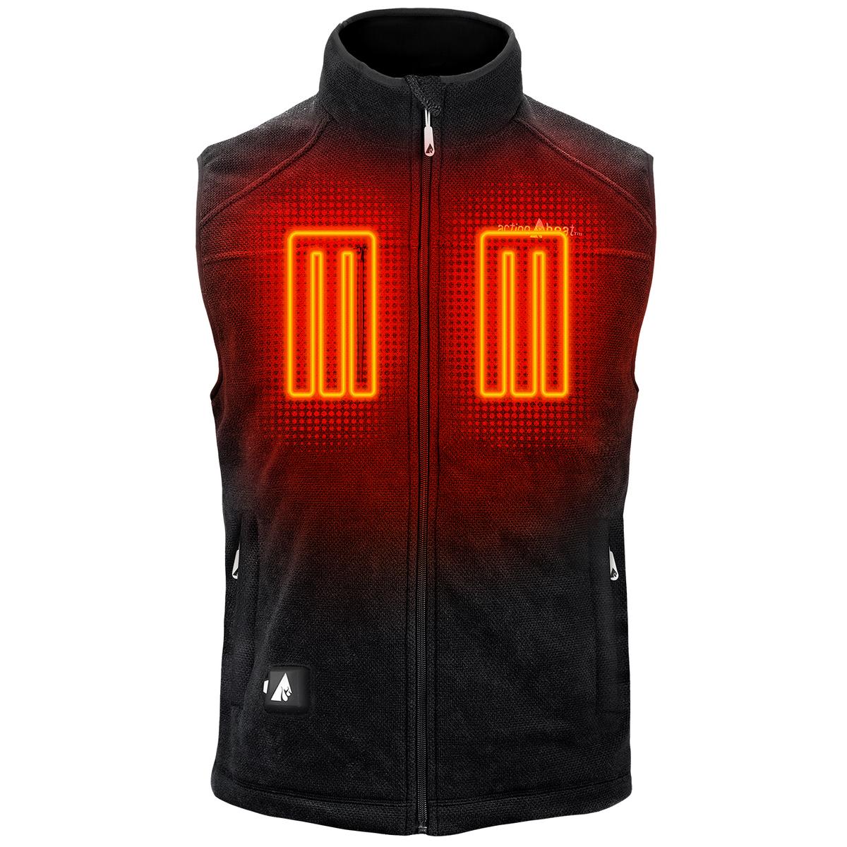 ActionHeat 5V Men's Performance Fleece Battery Heated Vest ActionHeat 5V Men's Performance Fleece Battery Heated Vest