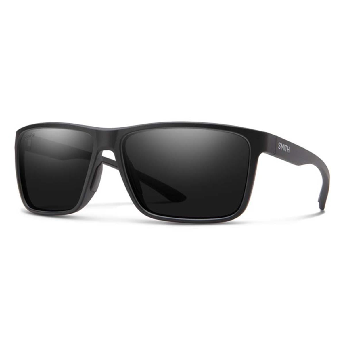 Smith Optics Riptide Sunglasses ChromaPop Glass Polarized Black Mirror - Matte Black Frame Smith Optics Riptide Sunglasses ChromaPop Glass Polarized Black Mirror - Matte Black Frame