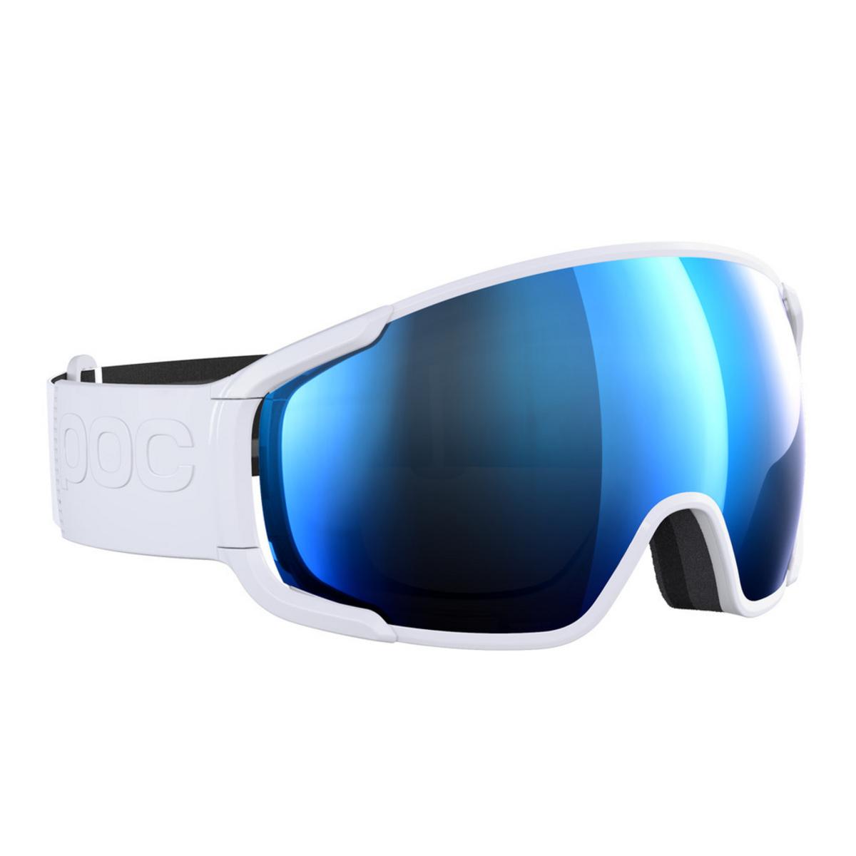 POC Zonula Ski Goggles Partly Sunny Blue Lens - Hydrogen White Frame POC Zonula Ski Goggles Partly Sunny Blue Lens - Hydrogen White Frame