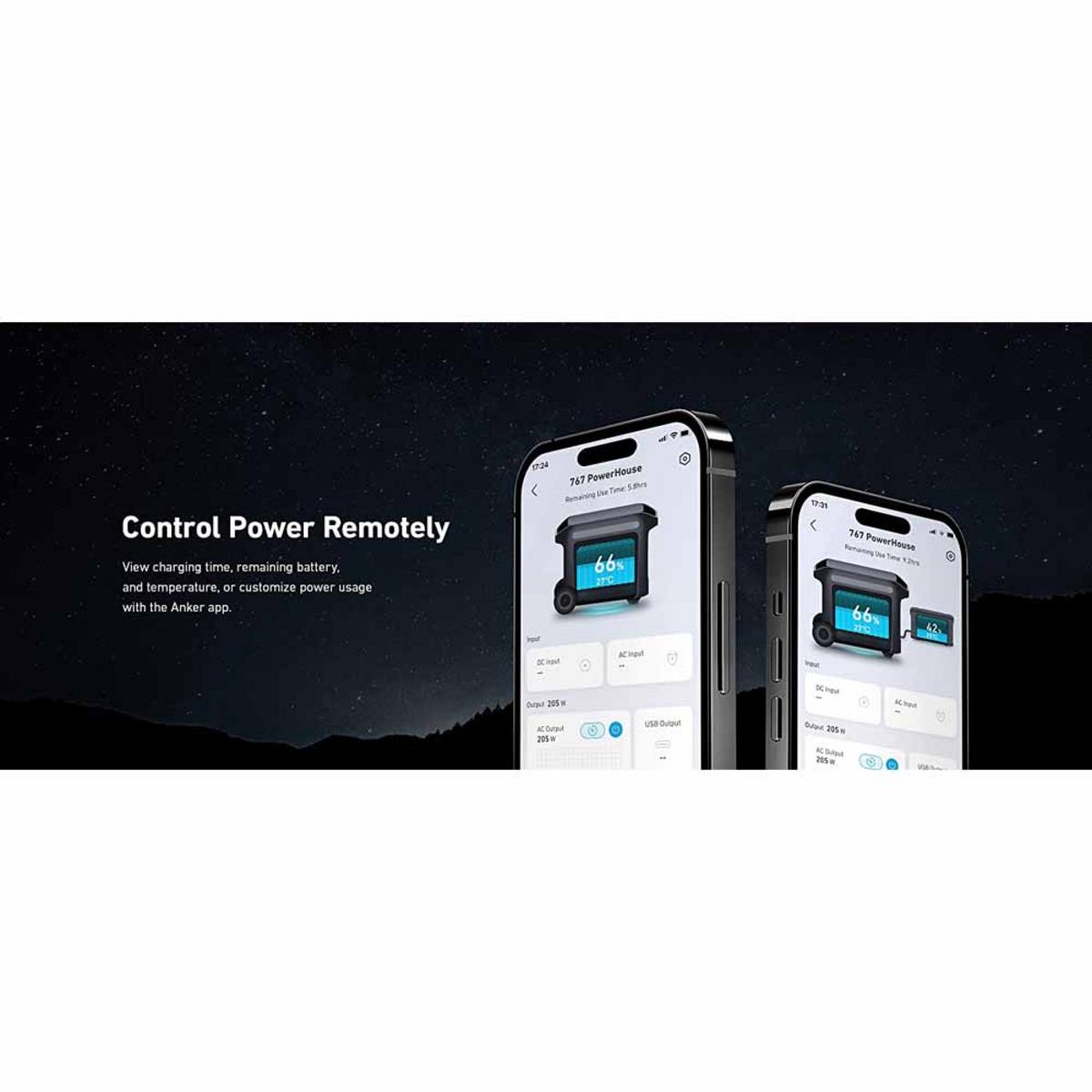 Anker Solar Generator 767 - PowerHouse 2048Wh with 100W Solar Panels Anker Solar Generator 767 - PowerHouse 2048Wh with 100W Solar Panels