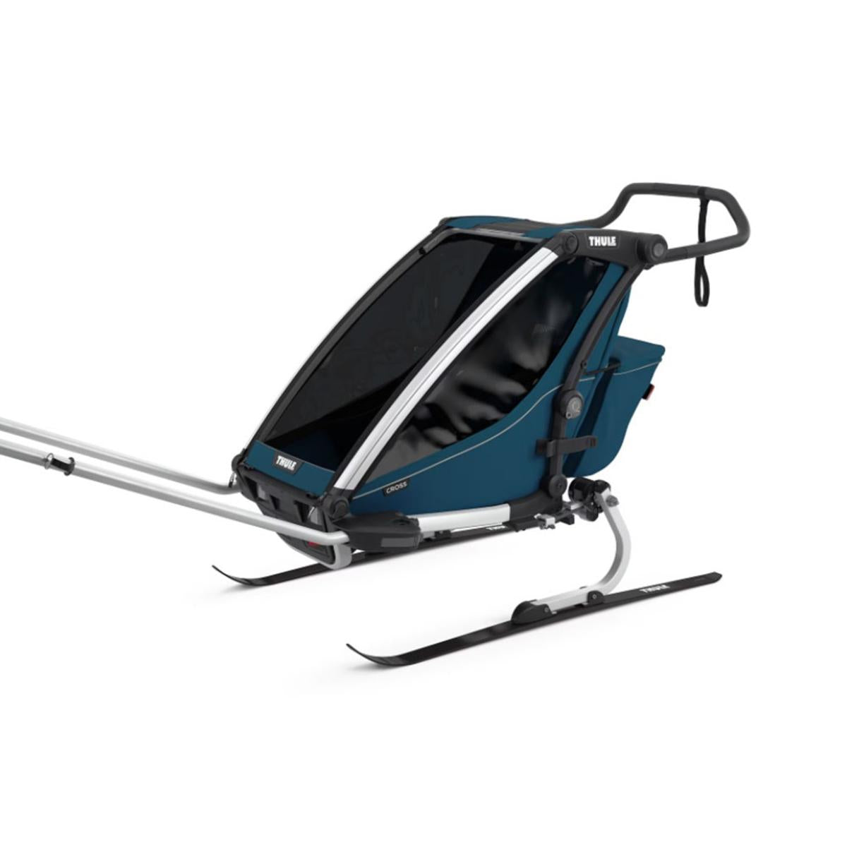 Thule Chariot Cross 1-Seat Multisport Bike Trailer - Majolica Blue Thule Chariot Cross 1-Seat Multisport Bike Trailer - Majolica Blue