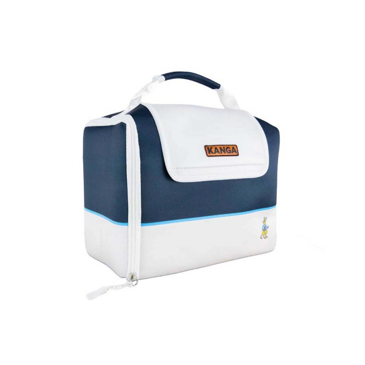 Kanga Coolers Malibu Kase Mate Standard 12 Pack Cooler - White/Navy Kanga Coolers Malibu Kase Mate Standard 12 Pack Cooler - White/Navy