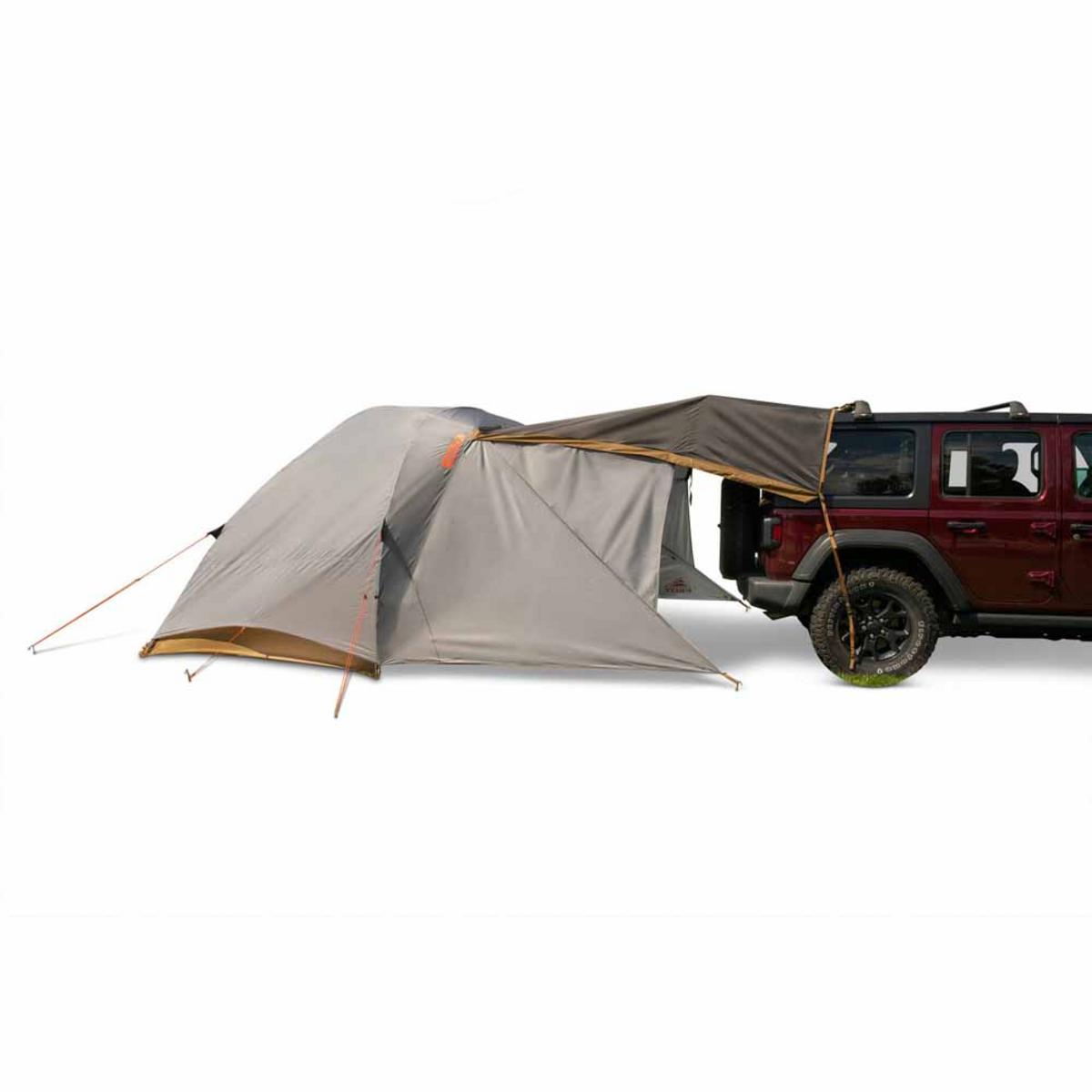 Kelty Caboose 4 Person Tailgate Tent - Smoke/Beluga/Dull Gold Kelty Caboose 4 Person Tailgate Tent - Smoke/Beluga/Dull Gold