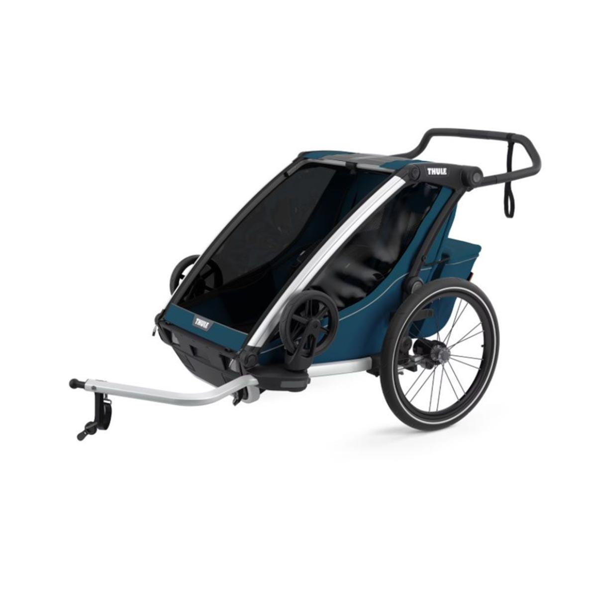 Thule Chariot Cross 2-Seat Multisport Bike Trailer - Majolica Blue Thule Chariot Cross 2-Seat Multisport Bike Trailer - Majolica Blue