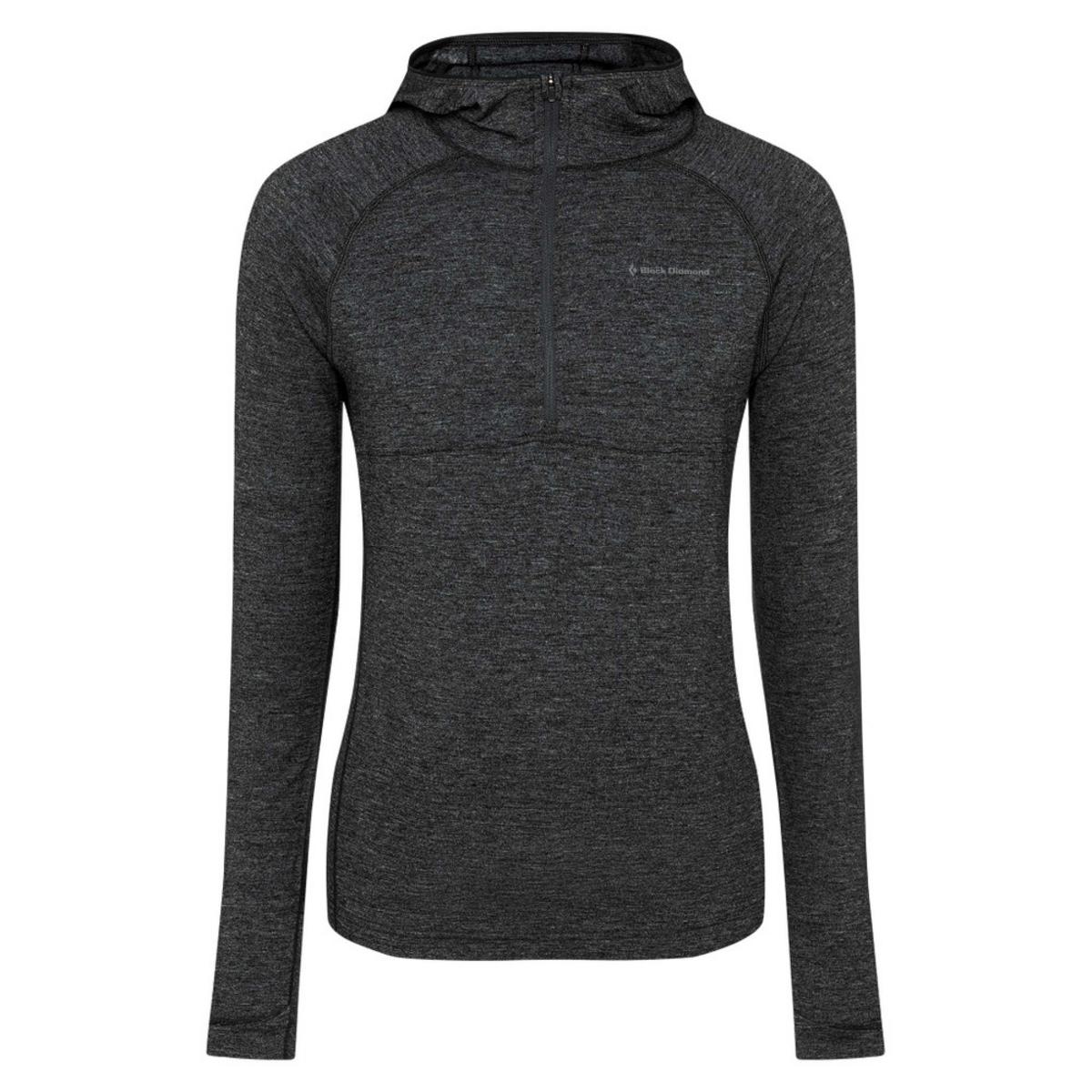 Black Diamond Men's Solution 150 Merino Baselayer Crew Half Zip Hoody Black Diamond Men's Solution 150 Merino Baselayer Crew Half Zip Hoody
