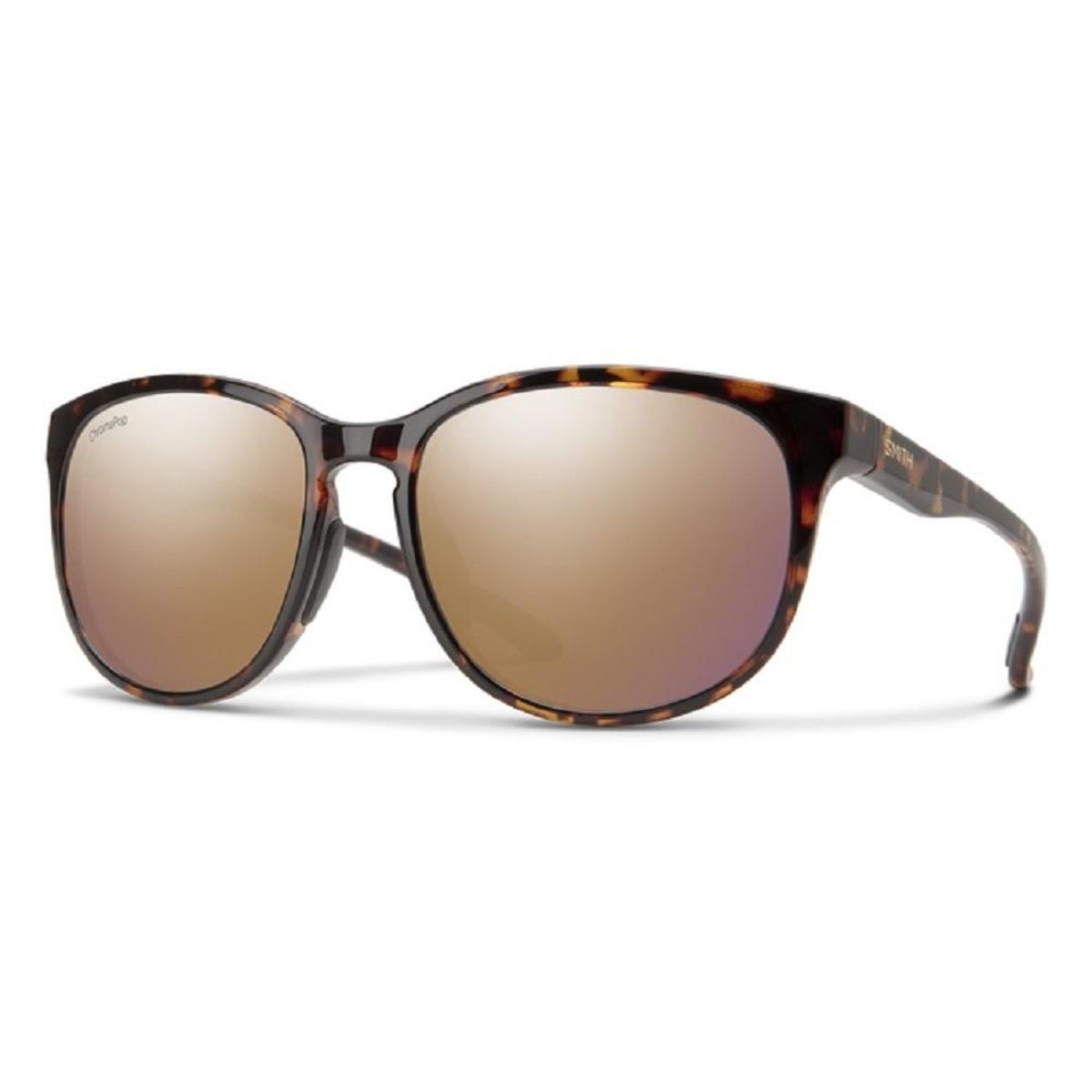 Smith Optics Lake Shasta Sunglasses ChromaPop Polarized Rose Gold Mirror - Tortoise Frame Smith Optics Lake Shasta Sunglasses ChromaPop Polarized Rose Gold Mirror - Tortoise Frame