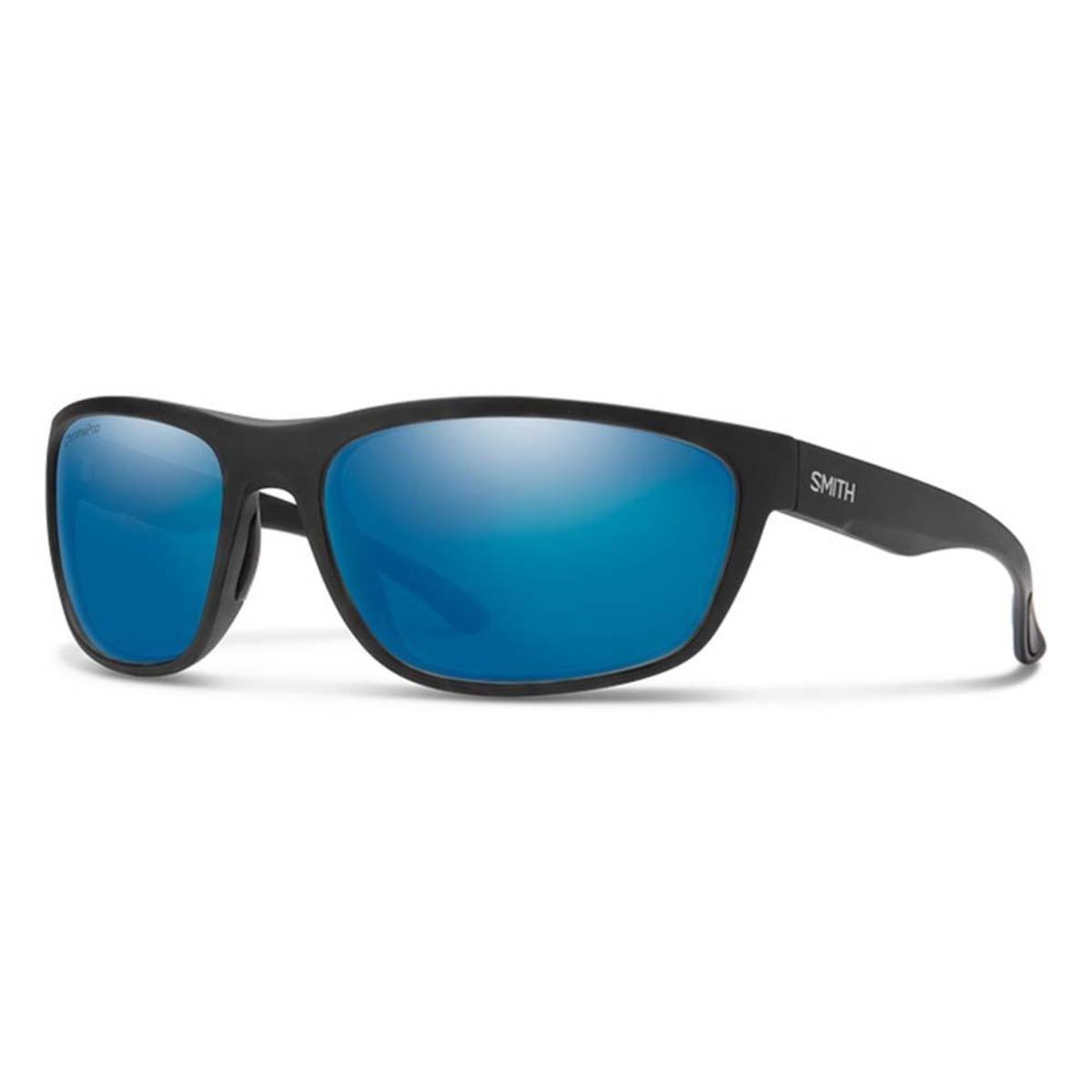 Smith Optics Redding Sunglasses ChromaPop Glass Polarized Blue Mirror - Matte Black Frame Smith Optics Redding Sunglasses ChromaPop Glass Polarized Blue Mirror - Matte Black Frame
