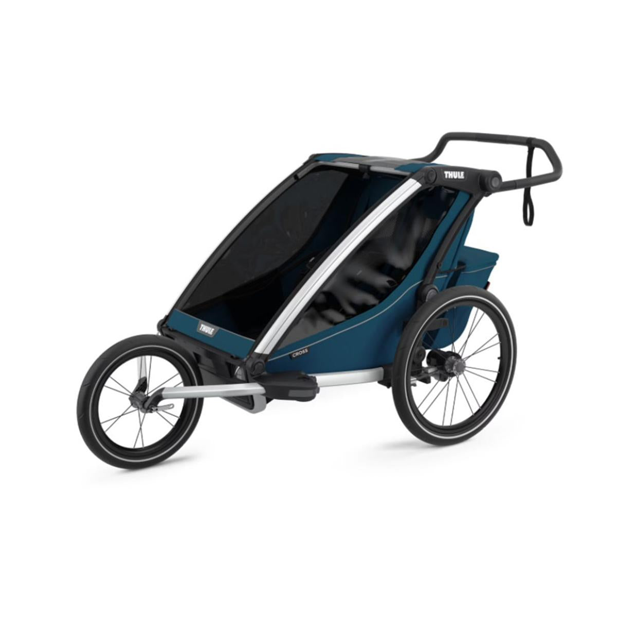 Thule Chariot Cross 2-Seat Multisport Bike Trailer - Majolica Blue Thule Chariot Cross 2-Seat Multisport Bike Trailer - Majolica Blue