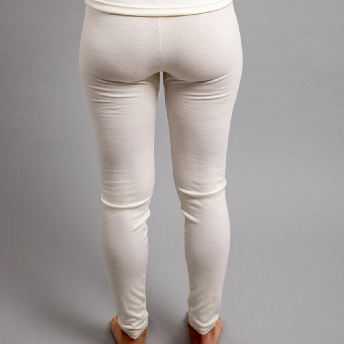 Merino Skins Unisex Long John / Pant - White Merino Skins Unisex Long John / Pant - White