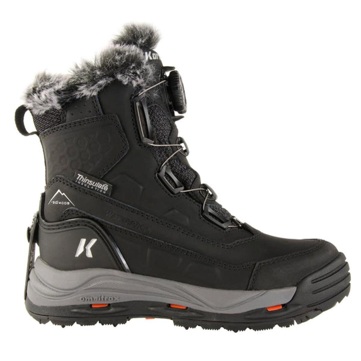 Korkers Women's Snowmageddon Boa Winter Boots with SnowTrac Sole Korkers Women's Snowmageddon Boa Winter Boots with SnowTrac Sole