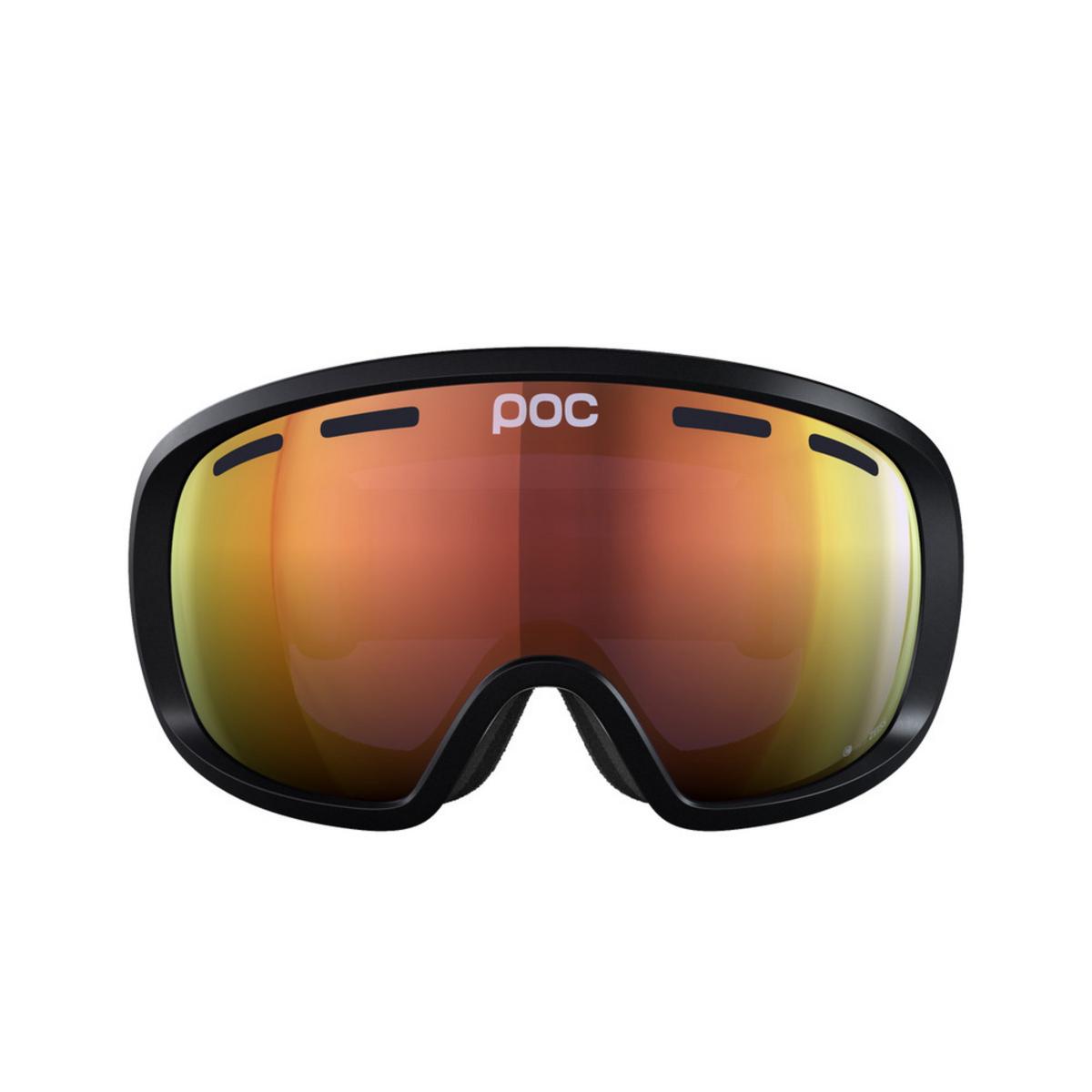 POC Fovea Ski Goggles Partly Sunny Orange Lens - Uranium Black Frame POC Fovea Ski Goggles Partly Sunny Orange Lens - Uranium Black Frame