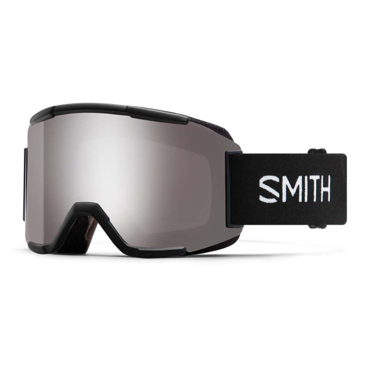 Smith Optics Squad Goggles Chromapop Sun Platinum Mirror - Black Frame Smith Optics Squad Goggles Chromapop Sun Platinum Mirror - Black Frame