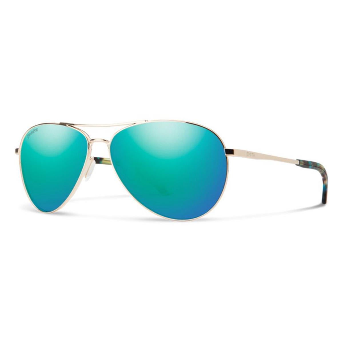 Smith Optics Langley 2 Sunglasses ChromaPop Opal Mirror - Gold Frame Smith Optics Langley 2 Sunglasses ChromaPop Opal Mirror - Gold Frame