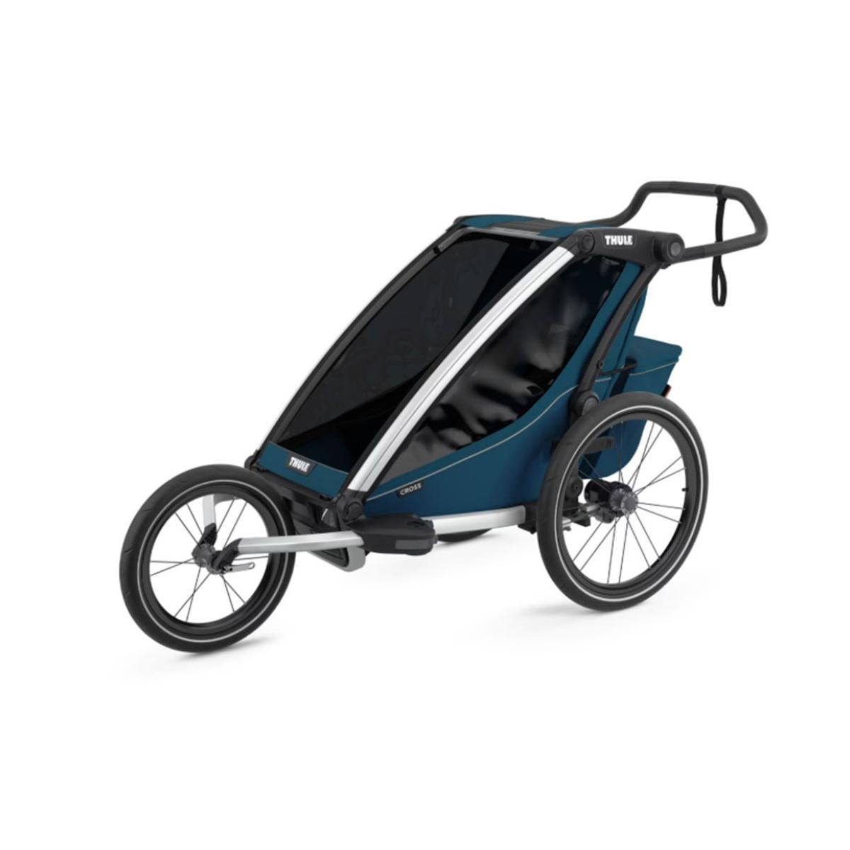 Thule Chariot Cross 1-Seat Multisport Bike Trailer - Majolica Blue Thule Chariot Cross 1-Seat Multisport Bike Trailer - Majolica Blue