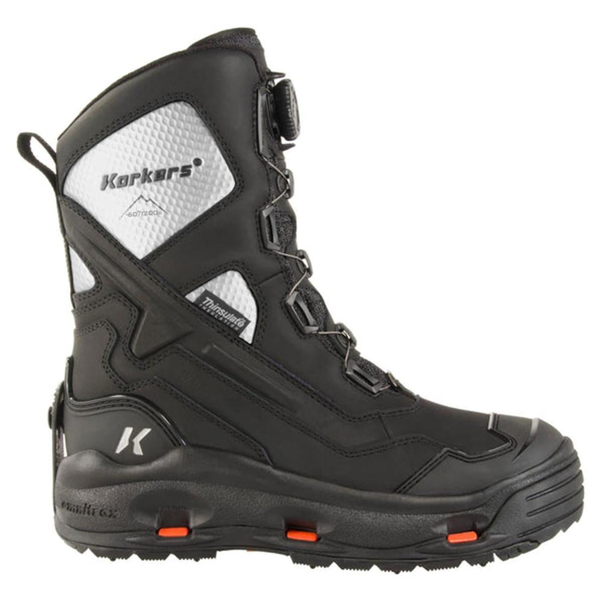 Korkers Men's Polar Vortex 1200 Winter Boots with SnowTrac Sole Korkers Men's Polar Vortex 1200 Winter Boots with SnowTrac Sole