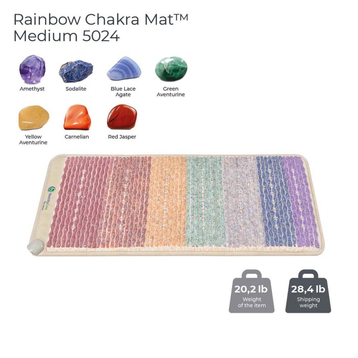 HealthyLine Rainbow Chakra Mat Medium 5024 Firm - Photon PEMF InfraMat Pro Third Edition HealthyLine Rainbow Chakra Mat Medium 5024 Firm - Photon PEMF InfraMat Pro Third Edition
