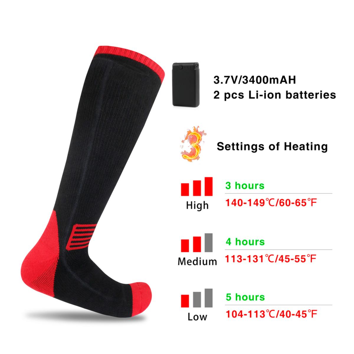 Dr.Warm Winter Sports Foot Warmer Electric Heated Socks Dr.Warm Winter Sports Foot Warmer Electric Heated Socks