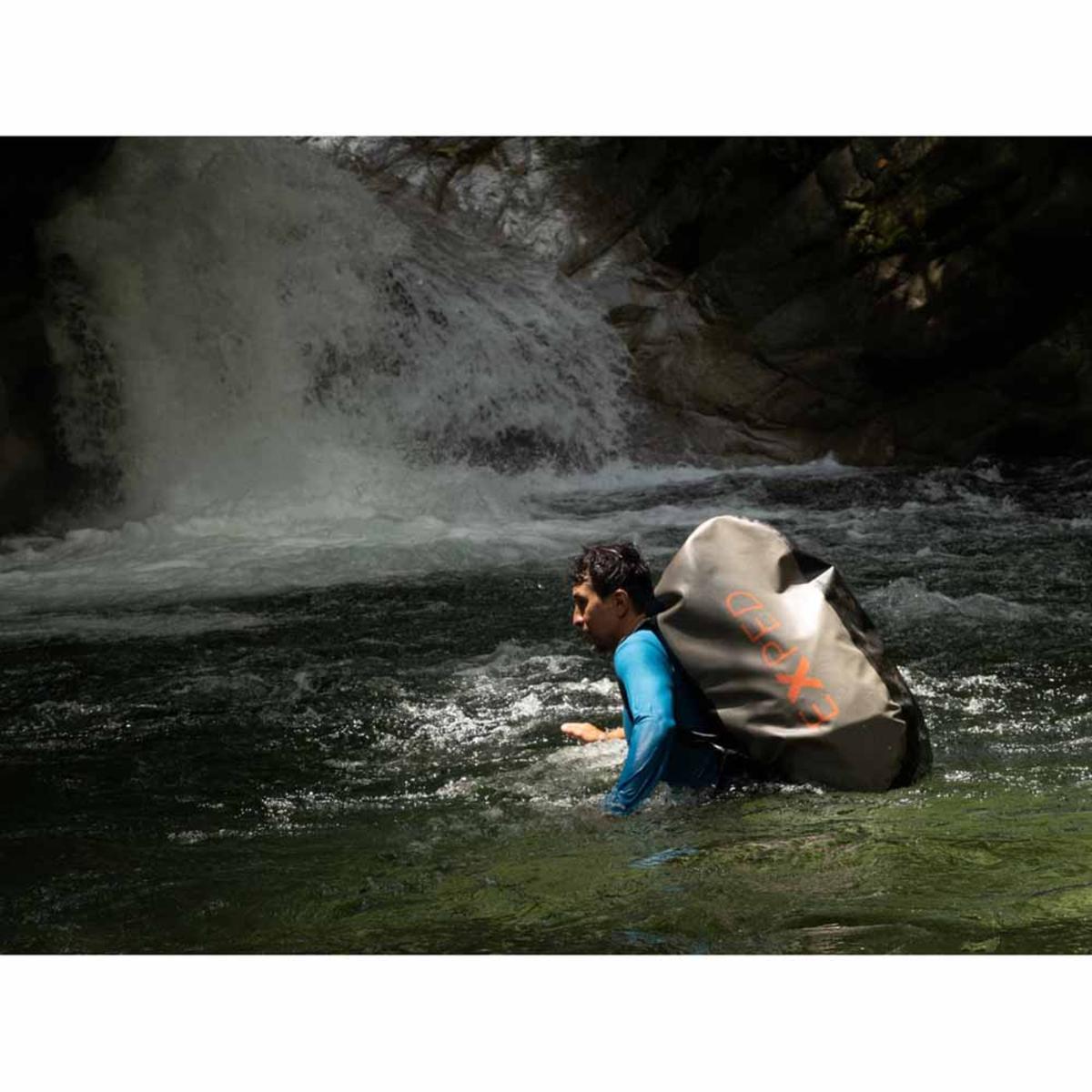 Exped Tempest 140L Duffle Backpack - Black/Olive Grey Exped Tempest 140L Duffle Backpack - Black/Olive Grey